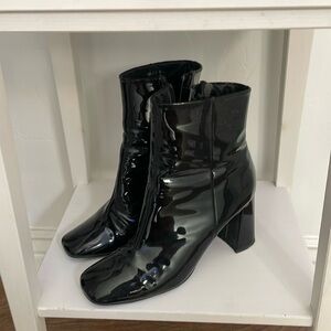 Glossy Black Boots